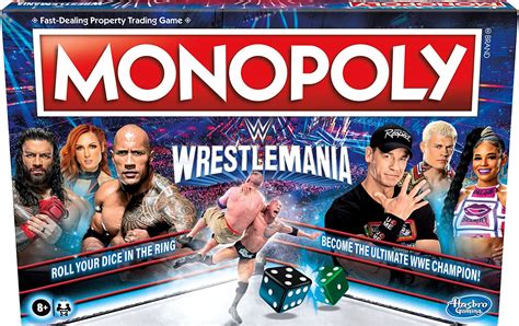 wwe monopoly board|wrestlemania monopoly.